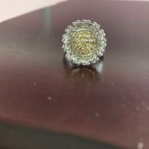 Sterling Silver Daisy Ring size 8.5